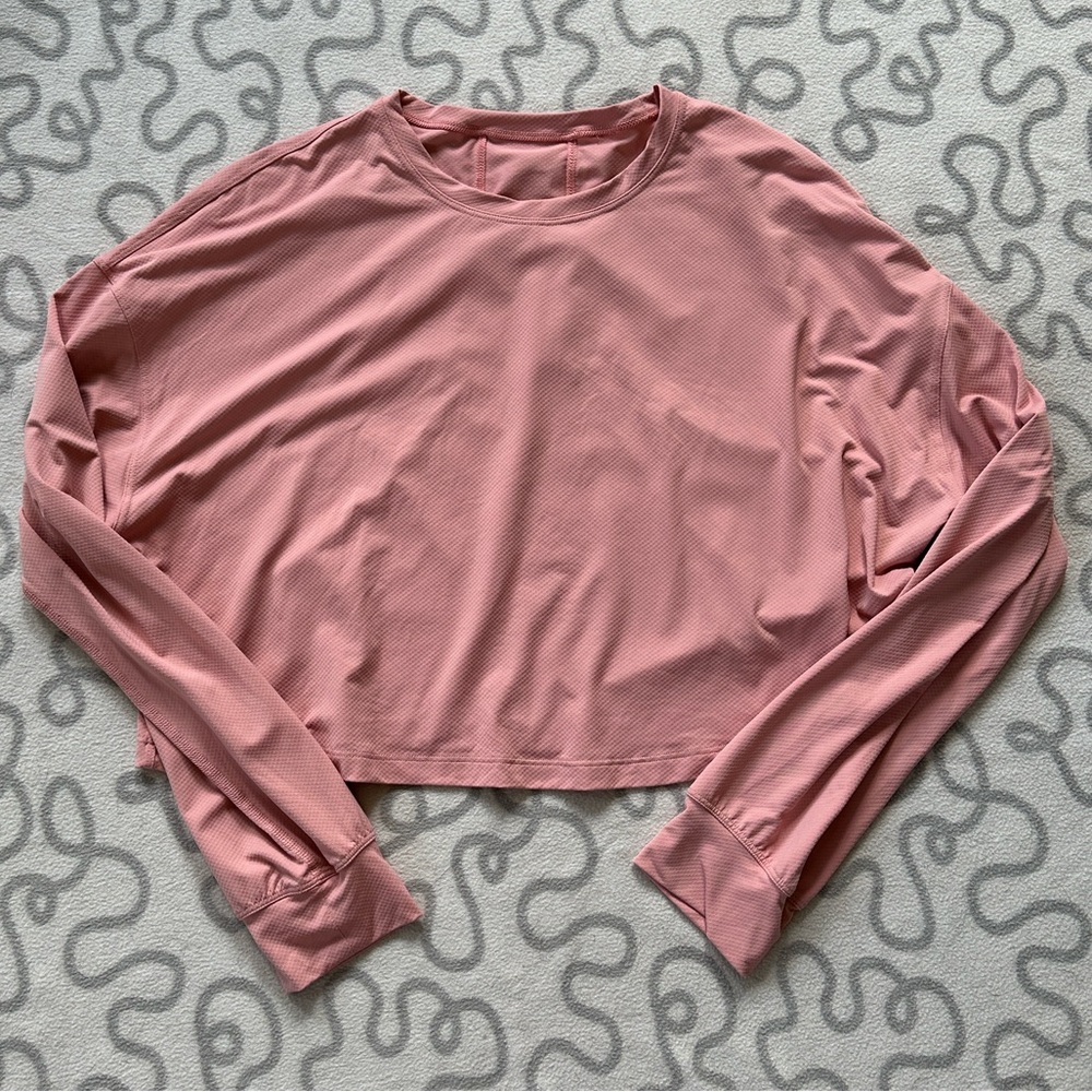 Lululemon Cropped Long Sleeve Tee